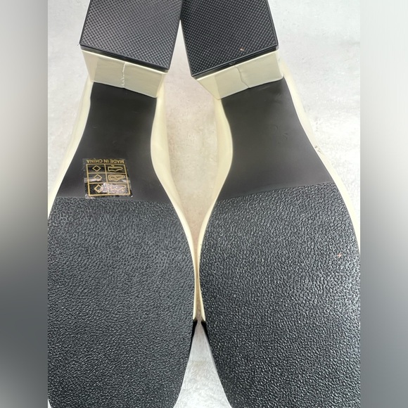 SheIn color block heels. Black and cream patent leather - Picture 8 of 8